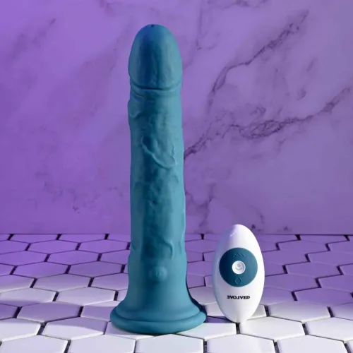 evolved ultimate pleasure vibrator 24.5 cm z pilotem, silikonowy na Arena.pl