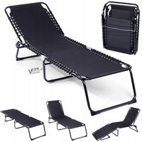 LEŻANKA LEŻAK OGRODOWY PLAŻOWY SKŁADANY REGULOWANY ŁÓŻKO TURYSTYCZNE POLOWE