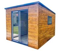 Schowek - Domek Ogrodowy 2x2,5m Okno Drewnopodobny dach Spad w tył TS743