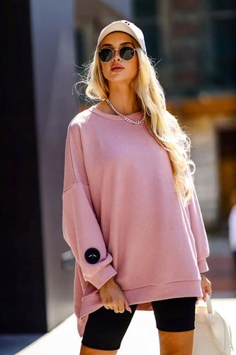 Bluza oversize mucha różowa Me Gusta na Arena.pl