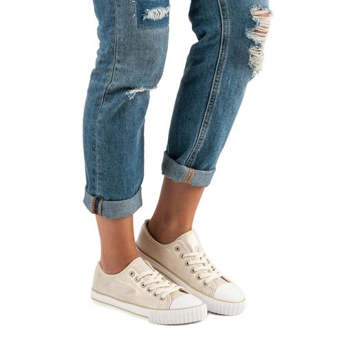 Złote trampki r.41 na Arena.pl