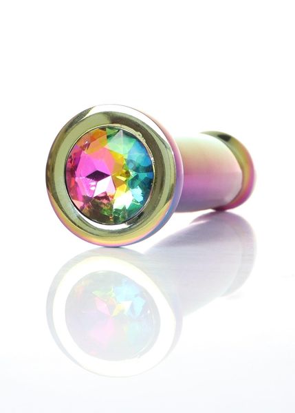 Plug-Jewellery Multicolour Penis Plug- Clear M zdjęcie 1
