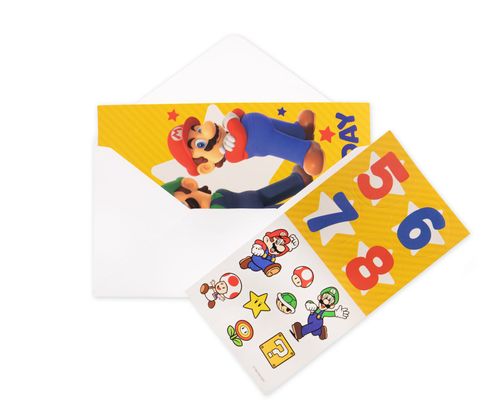 Kartka urodzinowa Super Mario na Arena.pl