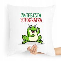 Poduszka Prezent Dla Fotografa Fotografki Z Nadrukiem Ze Zdjęciem
