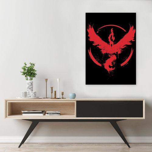 Obraz na płótnie - Canvas, Czerwony Feniks 50x70 na Arena.pl