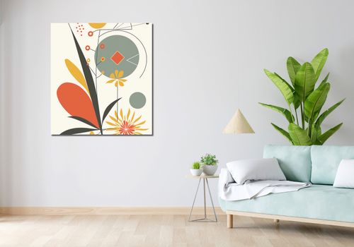 Obraz 90x100cm Geometryczny Ogród na Arena.pl