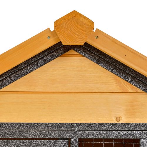 Klatka dla małych zwierząt z wybiegiem drewniana zagroda kojec na Arena.pl