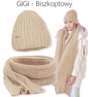 CIEPŁY Komplet CZAPKA + SZAL SZALIK POLSKI KOLORY