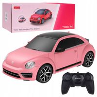 2X Auto Volkswagen Beetle UV Sensitive Zdalnie Sterowane RC Różowe Rastar 1