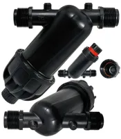 FILTR DYSKOWY ANTYPIASKOWY DO WODY POMPY HYDROFORU NAWADNIANIA 1" CAL GZ