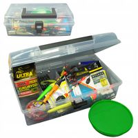 SKRZYNKA WĘDKARSKA zestaw 109 akcesoriów NA PREZENT spławik grunt