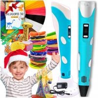 GOTOWY PREZENT ŚWIĄTECZNY DLA CHŁOPCA 5 6 7 8 9 LAT DŁUGOPIS 3D +209m WKŁAD