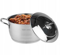 GARNEK 2,5L STAL nierdzewna 18/10 INDUKCJA gaz