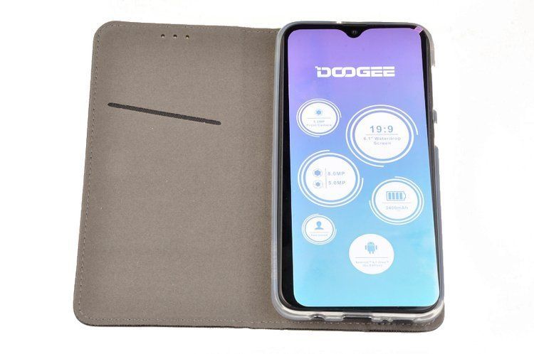 Etui Smart Jeans do Doogee X90 czarny zdjęcie 3