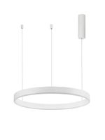 Loftowa lampa wisząca Jaca pierścień LED 40W biały