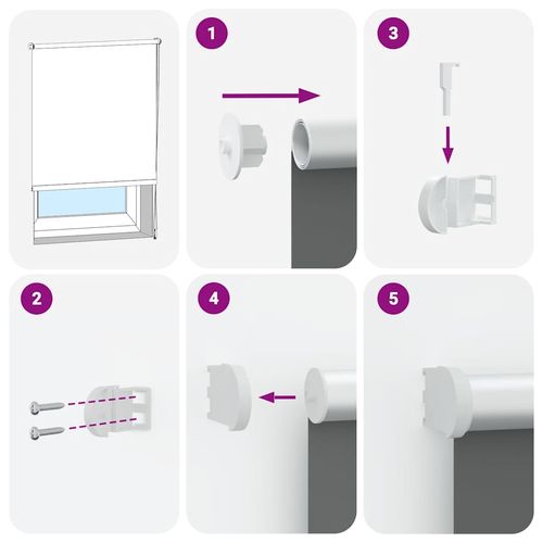 Roleta zaciemniająca Off White 120x230 cm Szerokość tkaniny na Arena.pl