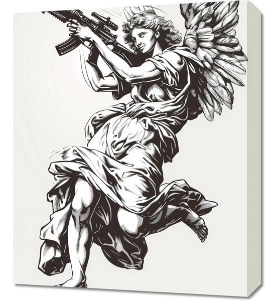 Obraz 50x60cm Anioł Wojny zdjęcie 1
