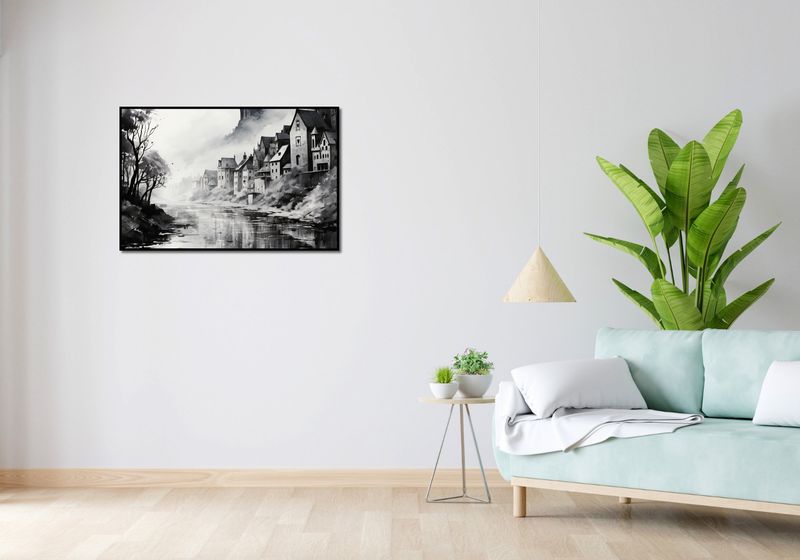 Plakat 91,5x60cm Mglisty Refleks zdjęcie 4