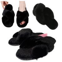 Kapcie klapki pantofle damskie z futerkiem antypoślizgowe domowe 38-39