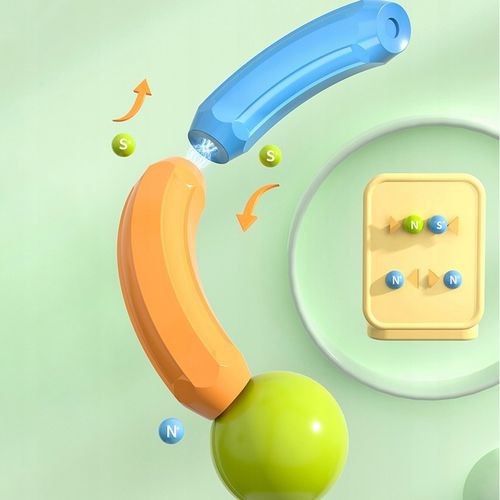 KLOCKI MAGNETYCZNE KONSTRUKCYJNE EDUKACYJNE 45 EL DLA DZIECI MAGNETIC STICK na Arena.pl