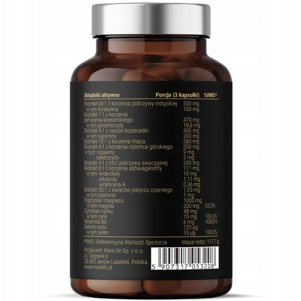 TESTOSTERON tabletki | Naturalny Booster Testosteronu | ManLife zdjęcie 10