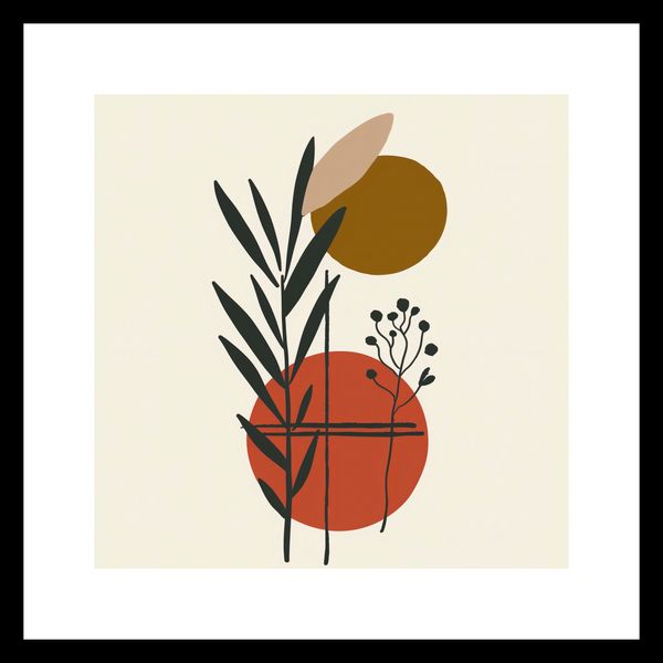 Plakat 20x20cm Kontrast w Botanice zdjęcie 3