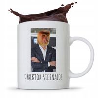 Kubek Śmieszny Janusz Nosacz Dyrektor Sie Znoloz Z Nadrukiem Ze Zdjęciem