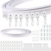 ELASTYCZNA SZYNA DO ZASŁON SUFITOWYCH ZAKRZYWIONY DRĄŻEK DO ZASŁON