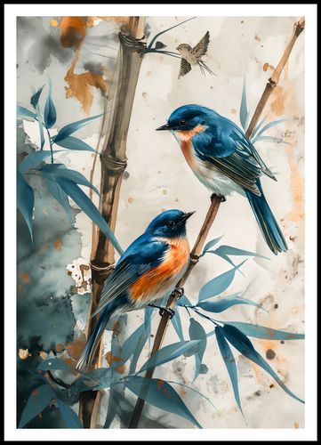 Plakat 70x100cm Trzy Ptaki na Arena.pl