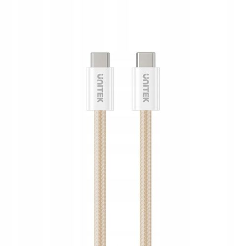 Kabel niktrade USB - USB typ C 1 m beżowy na Arena.pl