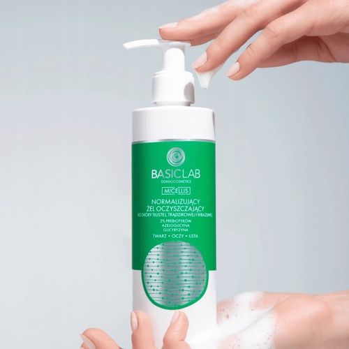BasicLab- Żel Oczyszczający do Skóry Tłustej i Wrażliwej 300ml na Arena.pl
