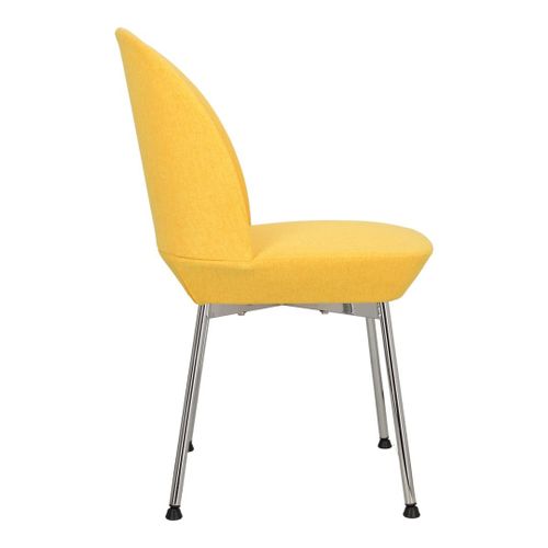 Krzesło Cloe żółte/ chrom na Arena.pl
