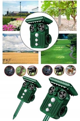 ODSTRASZACZ zwierząt KOTÓW PSÓW PTAKÓW DZIKÓW DUŻY na Arena.pl