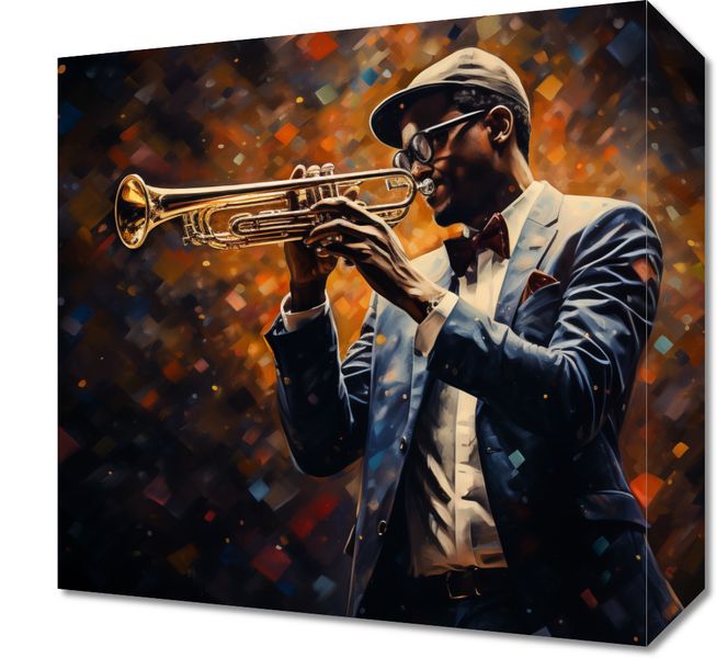 Obraz 30x30cm Symfonia na Trąbce zdjęcie 1