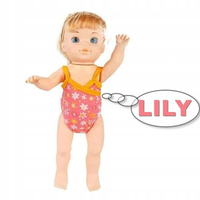 LALKA PŁYWAJĄCA WODOODPORNA BOBAS KTÓRY PŁYWA DO WODY DO KAPIELI 33 cm