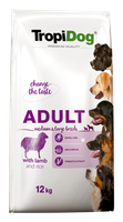 Tropidog Premium Adult Medium & Large Breed Jagnięcina Z Ryżem 12kg