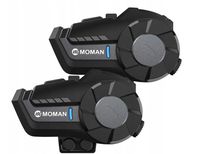 MOMAN Motocyklowy zestaw słuchawkowy Intercom H2 PRO