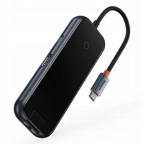 Baseus AcmeJoy 6w1 USB-C do 2xUSB 3.0 + USB 2.0 + USB-C PD + HDMI + RJ45 na Arena.pl