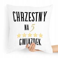 Poduszka Poszewka Dla Chrzestnego Na Prezent Z Nadrukiem Ze Zdjęciem