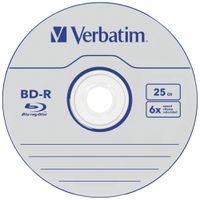płyta bd-r verbatim datalife 25gb 6x     25szt 43837