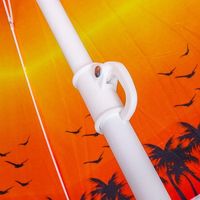 DUŻY PARASOL PLAŻOWY BALKONOWY OGRODOWY ŁAMANY NA TARAS PLAŻĘ DO OGRODU