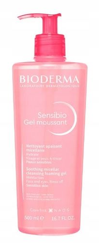 Bioderma Sensibio Gel Moussant Łagodzący Żel Micelarny Do Twarzy 500ml na Arena.pl