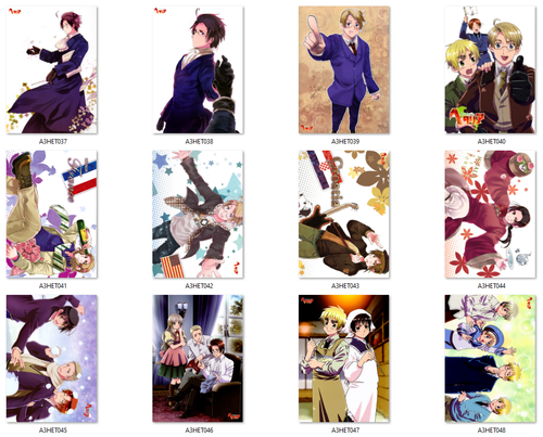 Plakat Axis Powers Hetalia DO WYBORU na Arena.pl