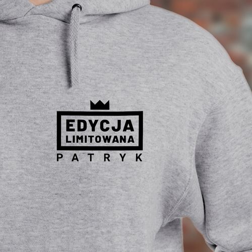 BLUZA z KAPTUREM MĘSKA XL +IMIĘ PUDEŁKO na PREZENT na Arena.pl