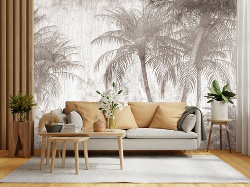 Fototapeta PALMY Las Tropikalny Tekstura Abstrakcja 270cm x 180cm na Arena.pl