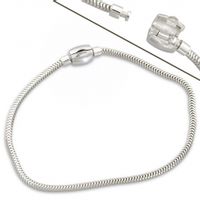 SREBRNA BRANSOLETKA PANDORKA ŻMIJKA SNACK PRÓBA SREBRA 925