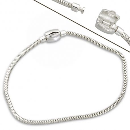 SREBRNA BRANSOLETKA PANDORKA ŻMIJKA SNACK PRÓBA SREBRA 925 zdjęcie 1