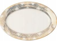 Talerz owalny Riviera Maison Le Relais B 35 cm, H 2 cm, T 21 cm