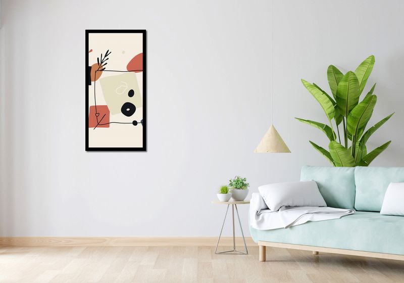 Plakat 50x100cm Abstrakcyjny Dialog zdjęcie 4