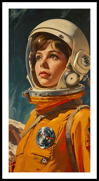 Plakat 50x100cm Pionierka Kosmosu zdjęcie 3